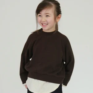 Cable Jacquard Layered Sweatshirt